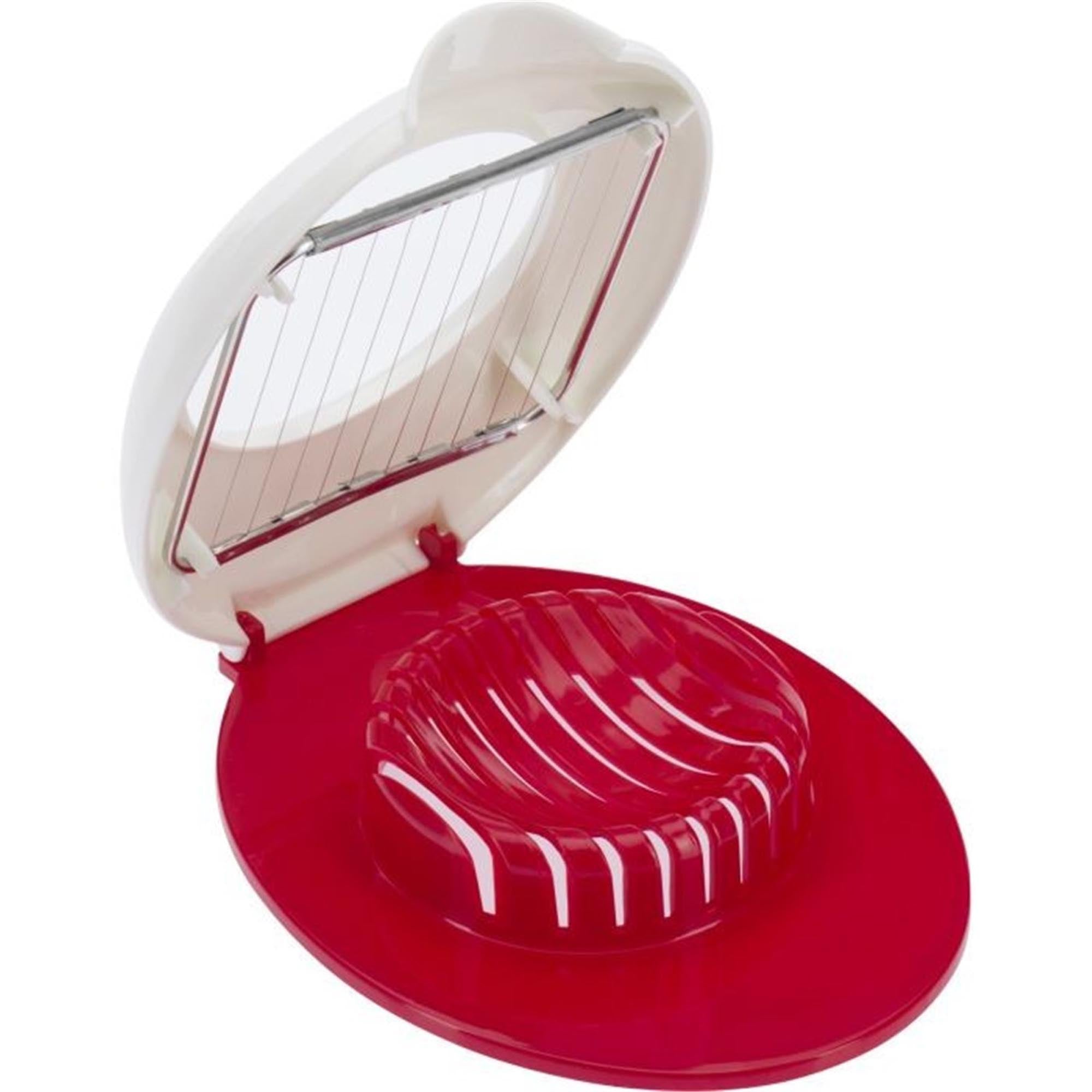 Praktischer Mozzarellaschneider von Westmark, 17x13x3cm, ideal für gleichmässige Scheiben, robust und einfach zu reinigen.