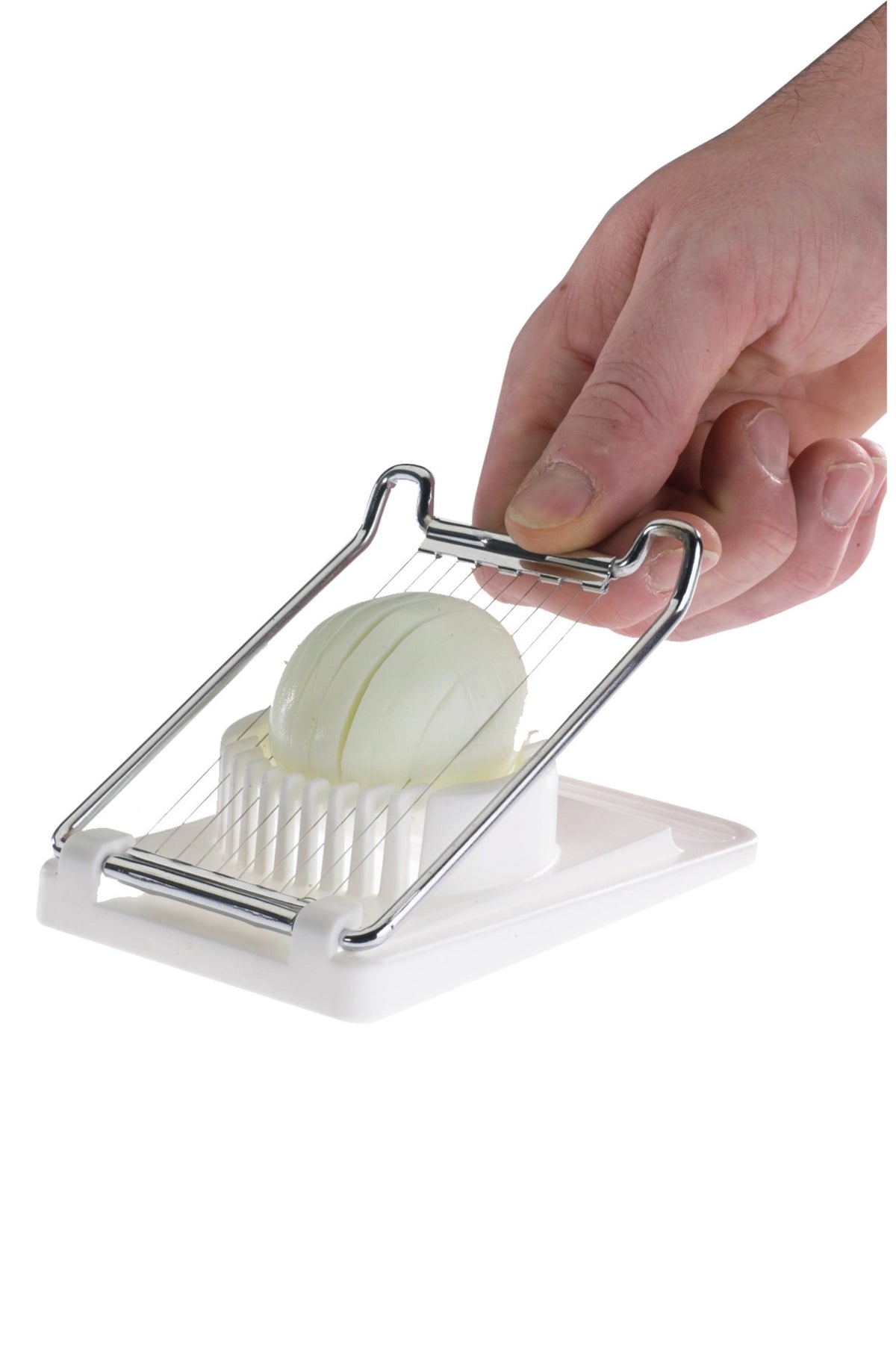 Eierteiler Traditionell, 14x8x3cm in Weiss präsentiert im Onlineshop von KAQTU Design AG. Küchenhelfer ist von Westmark