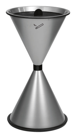 Standascher Diabolo neusilber in präsentiert im Onlineshop von KAQTU Design AG. Aschenbecher ist von E + h