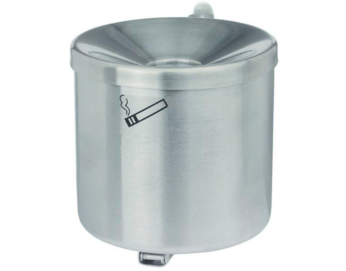 Wandascher Rondo Senior neusilber in präsentiert im Onlineshop von KAQTU Design AG. Aschenbecher ist von E + h