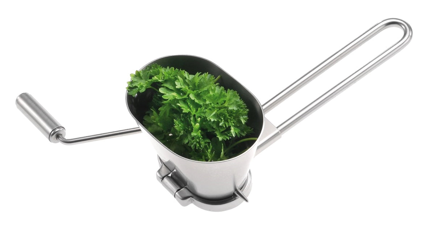 Herb grinder stainless steel, 20x8.8x5.6cm