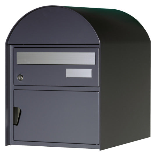 Briefkasten Aarau in RAL 7015 schiefergrau präsentiert im Onlineshop von KAQTU Design AG. Briefkasten ist von HUBER