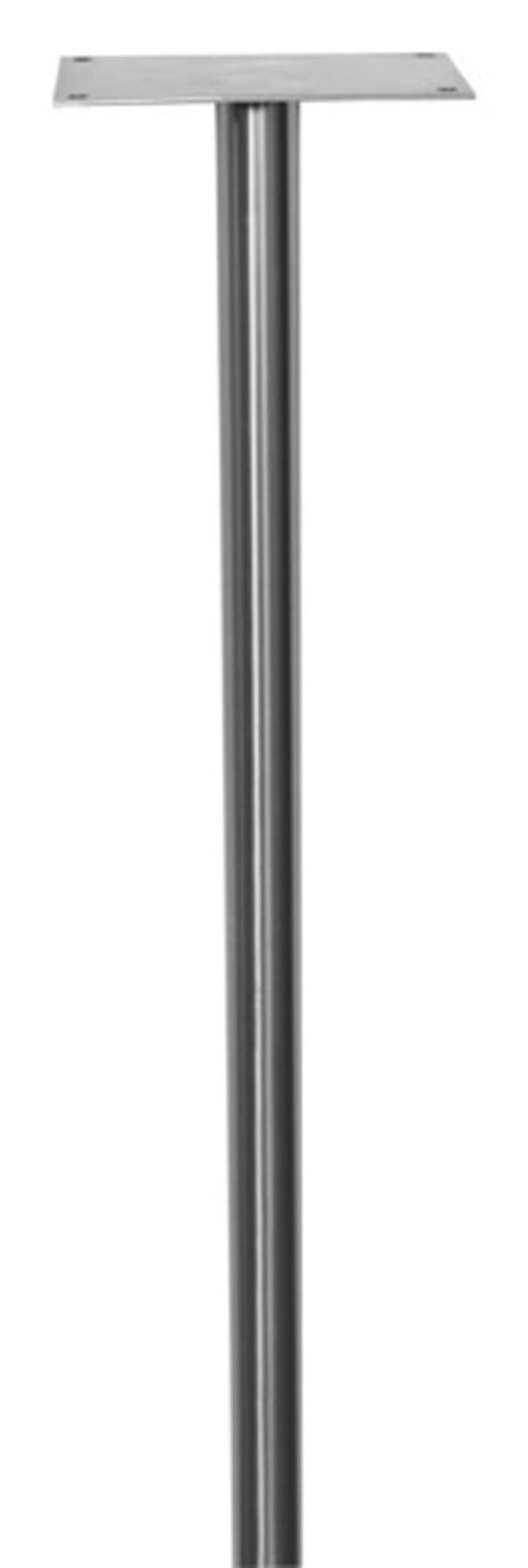 Entdecken Sie die HUBER AG Briefkasten-Monostütze ø 65 mm, 1.14 m aus Chromstahl – stabil, witterungsbeständig und ideal für Ihren Briefkasten.