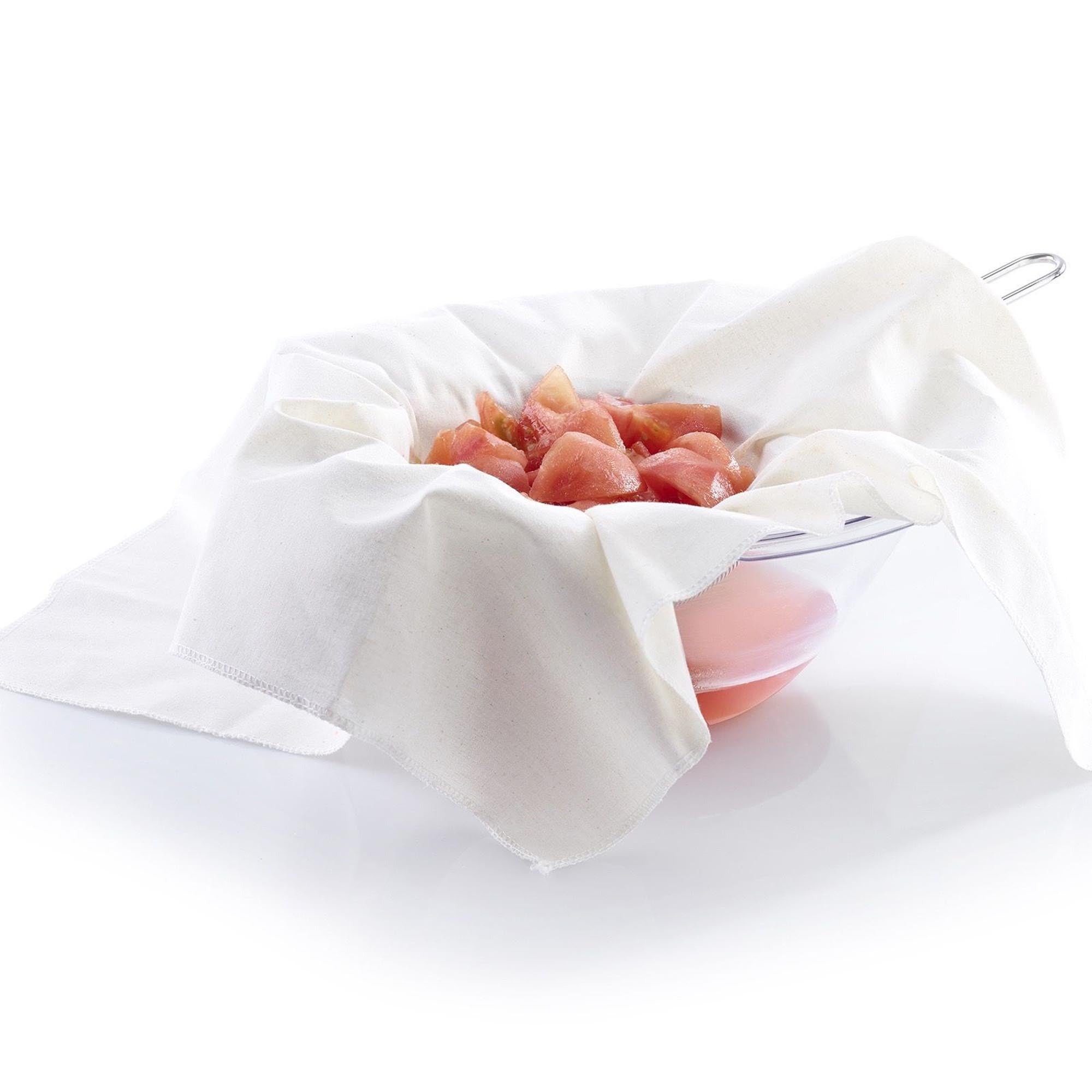 Hochwertiges Seih-, Passier- und Knödeltuch von Westmark, 60x60cm, ideal für Küche und Haushalt, vielseitig einsetzbar.