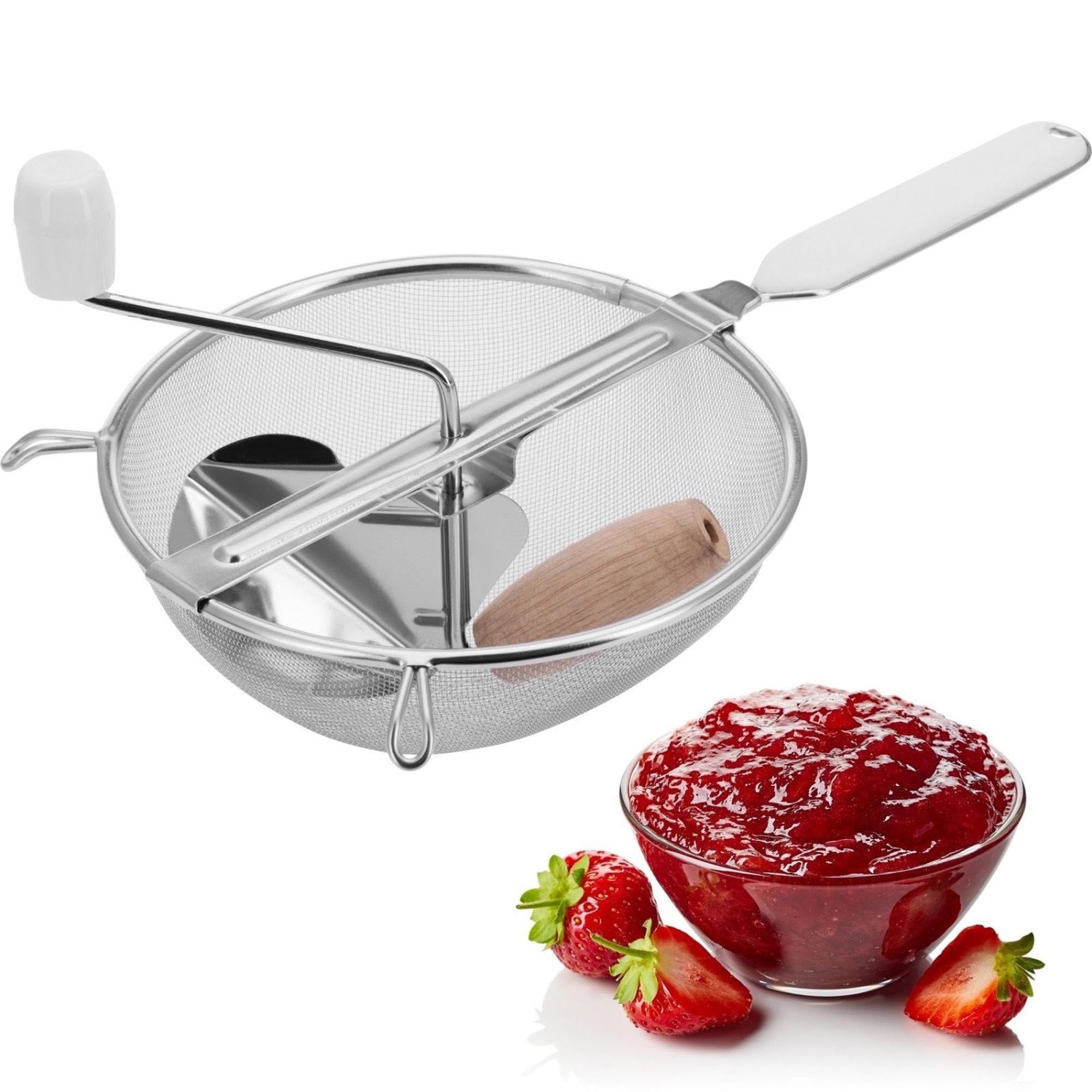 Hochwertiges Passiersieb aus Edelstahl von Westmark, 37x20x18cm, perfekt für präzises Sieben und Passieren in der Küche.