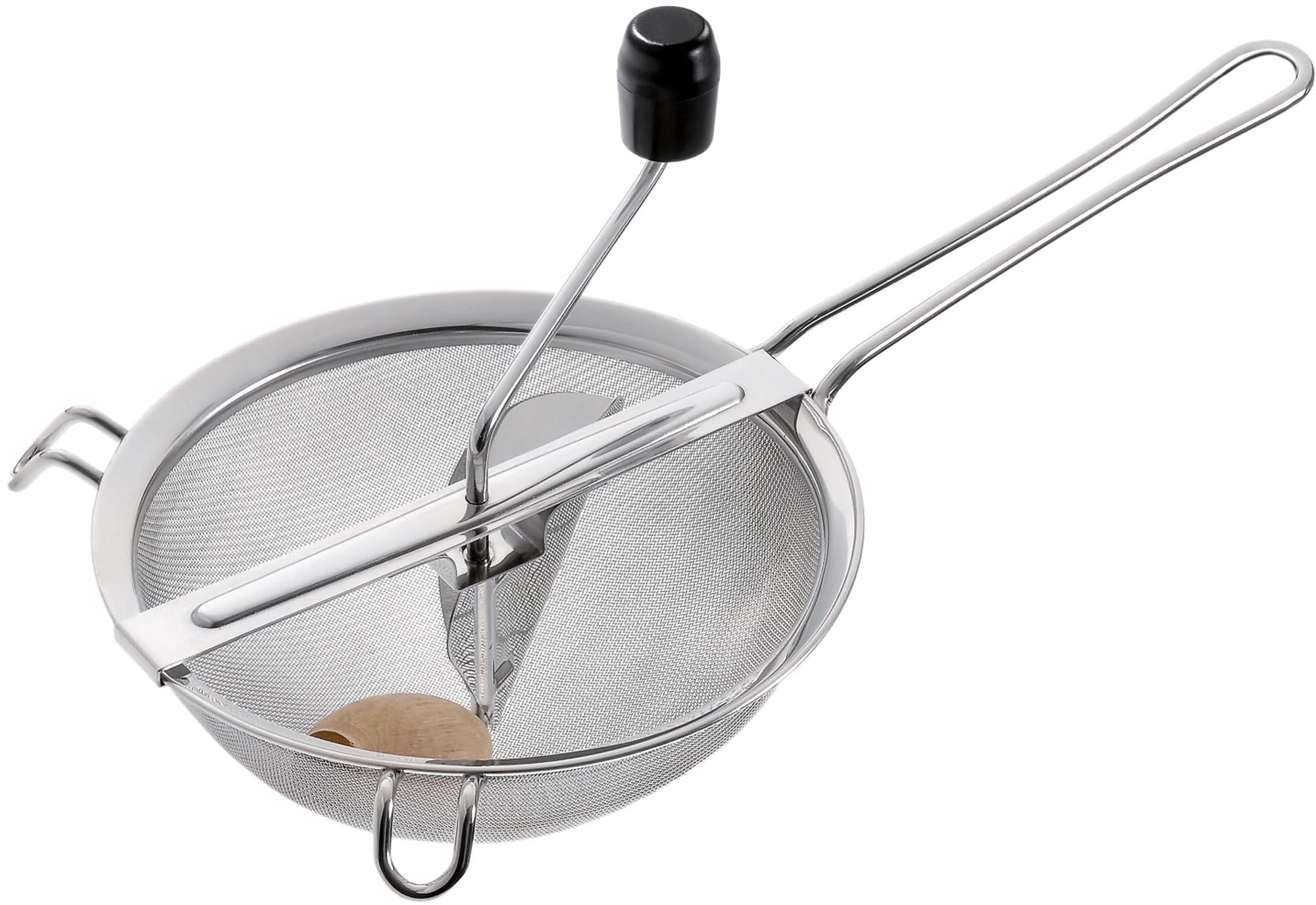 Entdecken Sie das Passiersieb Edelstahl Freches Früchtchen von Westmark. Ideal zum Passieren von Obst und Gemüse, robust, pflegeleicht und ergonomisch.