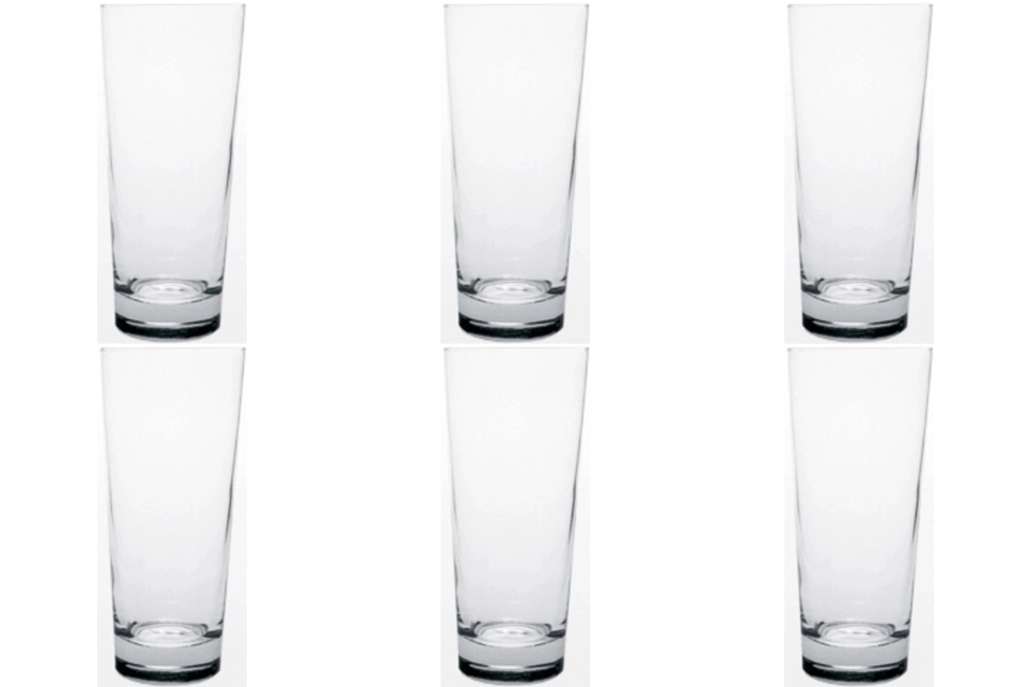 Stilvolles 6er Set Frankonia Longdrinkgläser, 39 cl, 16 cm hoch, ideal für erfrischende Cocktails und besondere Feierlichkeiten.