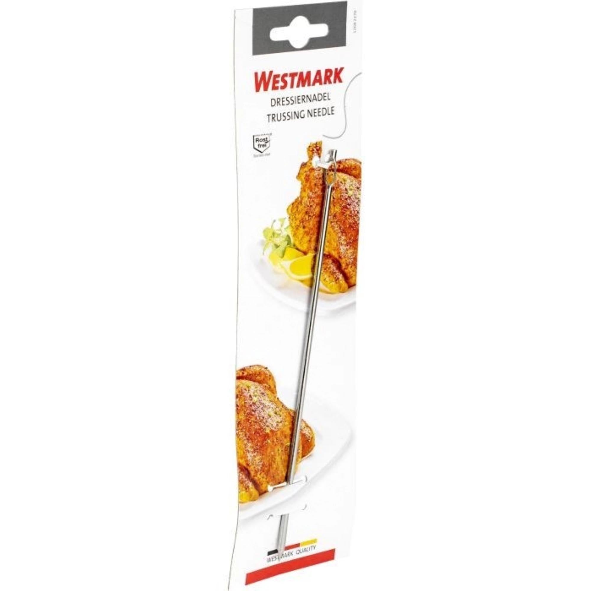 Praktische Dressiernadel von Westmark, ideal für präzises Arbeiten in der Küche, Masse: 18.5x0.5x0.5cm, robust und vielseitig.