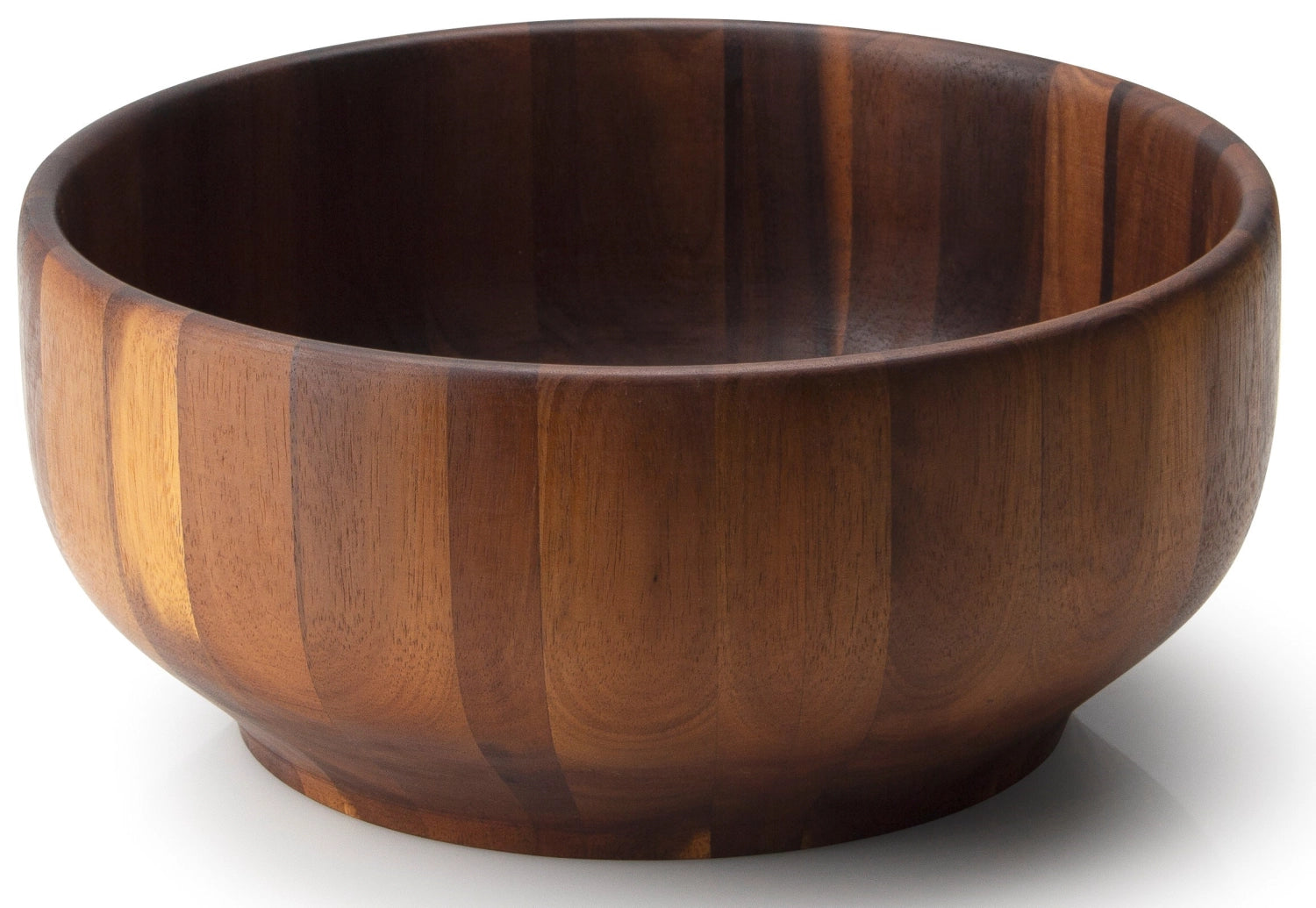 Elegante 26 cm Schüssel aus robustem Akazienholz von Continenta, perfekt zum Servieren von Speisen oder als dekoratives Element in Ihrer Küche.