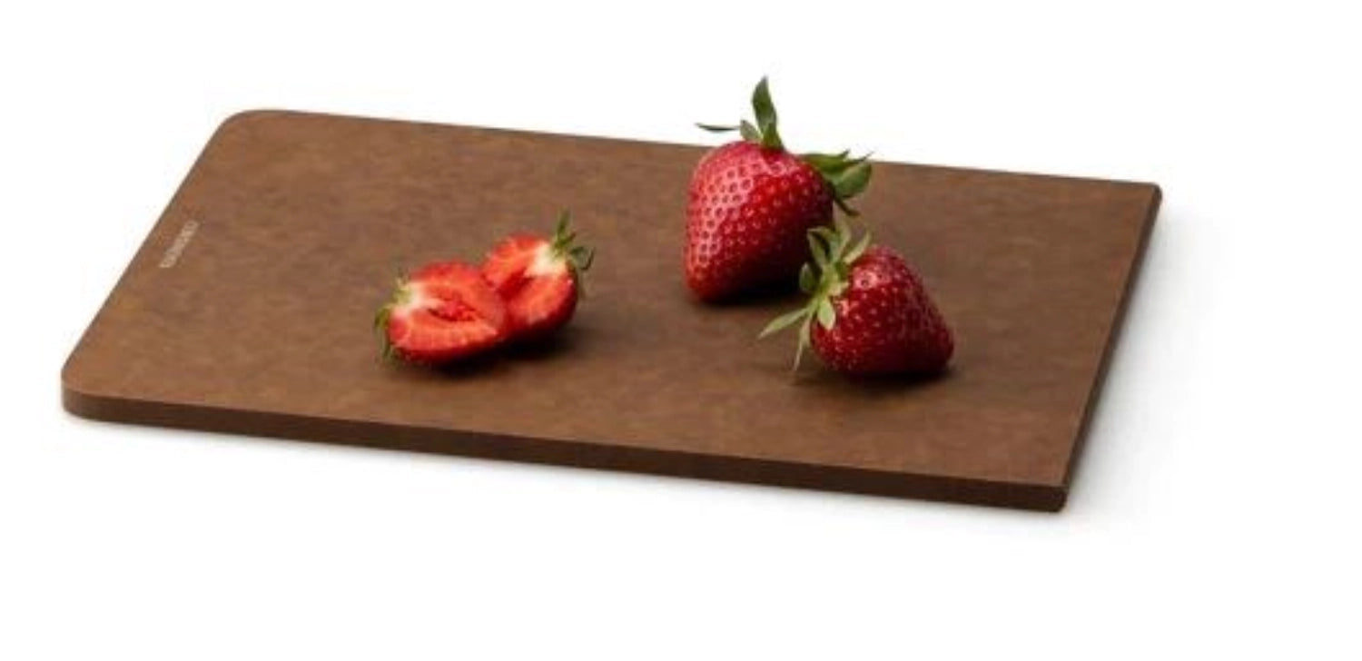 Duracore Schneidebrett in Braun, 34.5x24x0.7cm, robust und langlebig, ideal für die Küche und zum Zubereiten von Speisen.