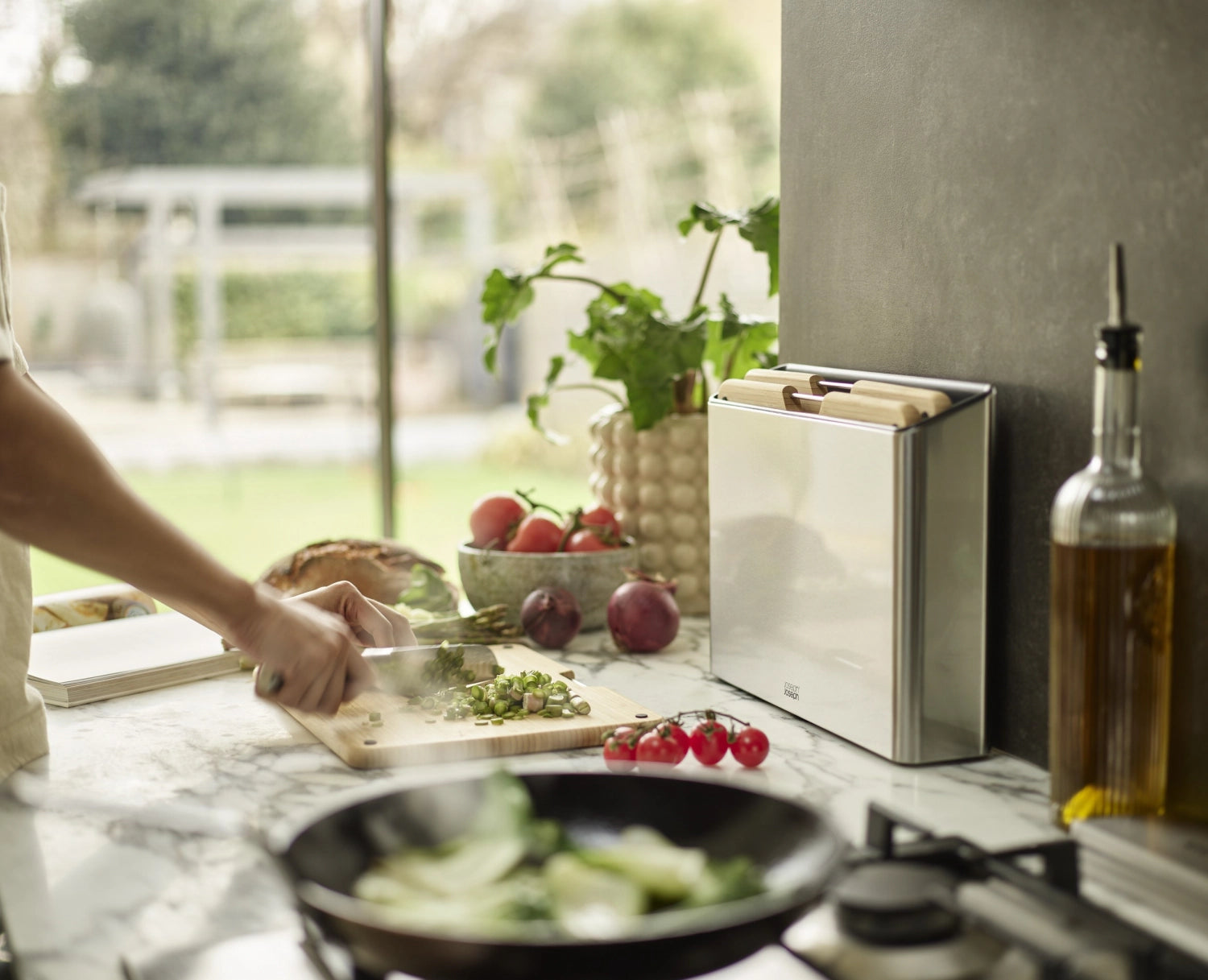 Folio 3tlg. Bambus Edelstahl