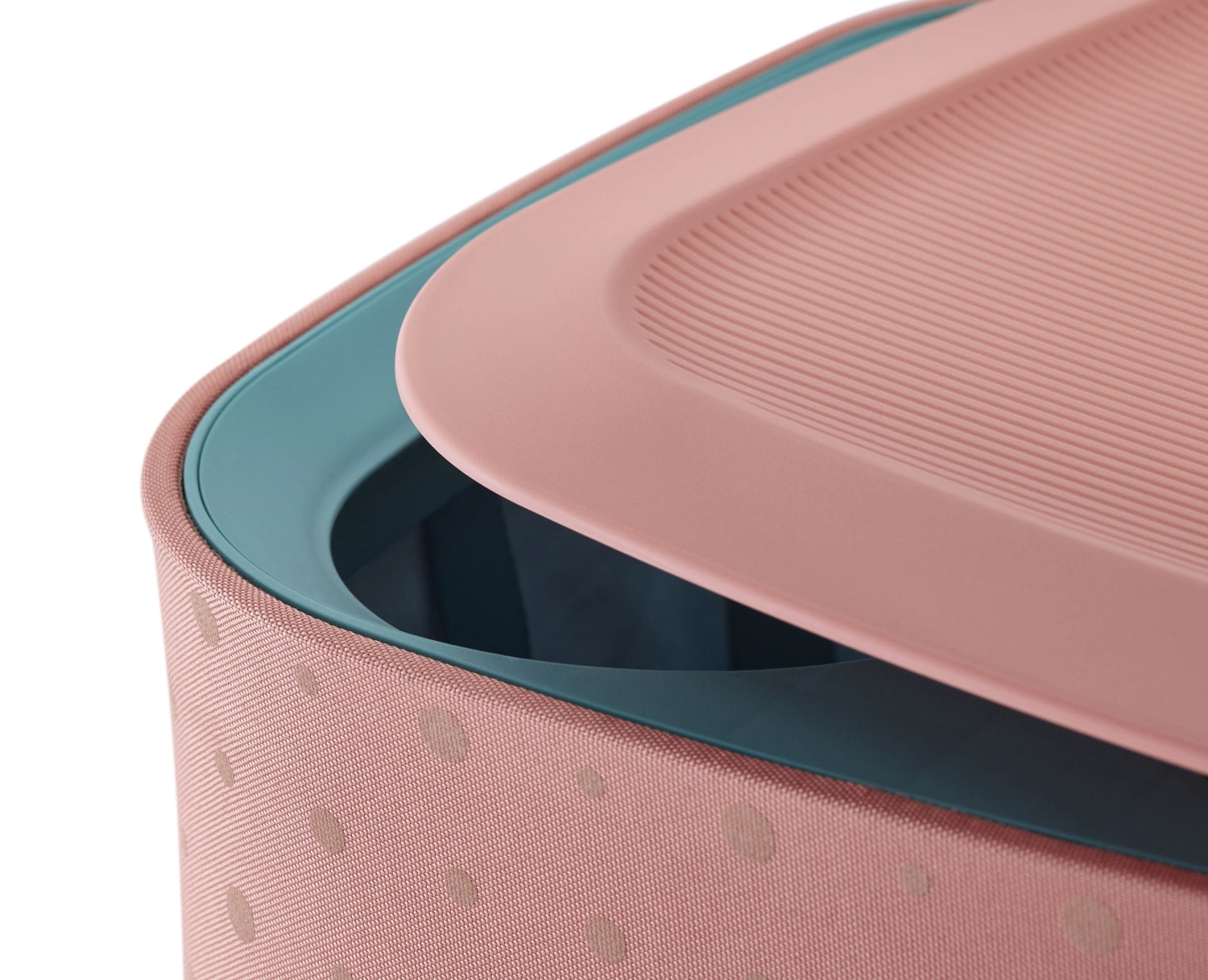 Panier à linge Tota Pop 60L 2x 30L corail