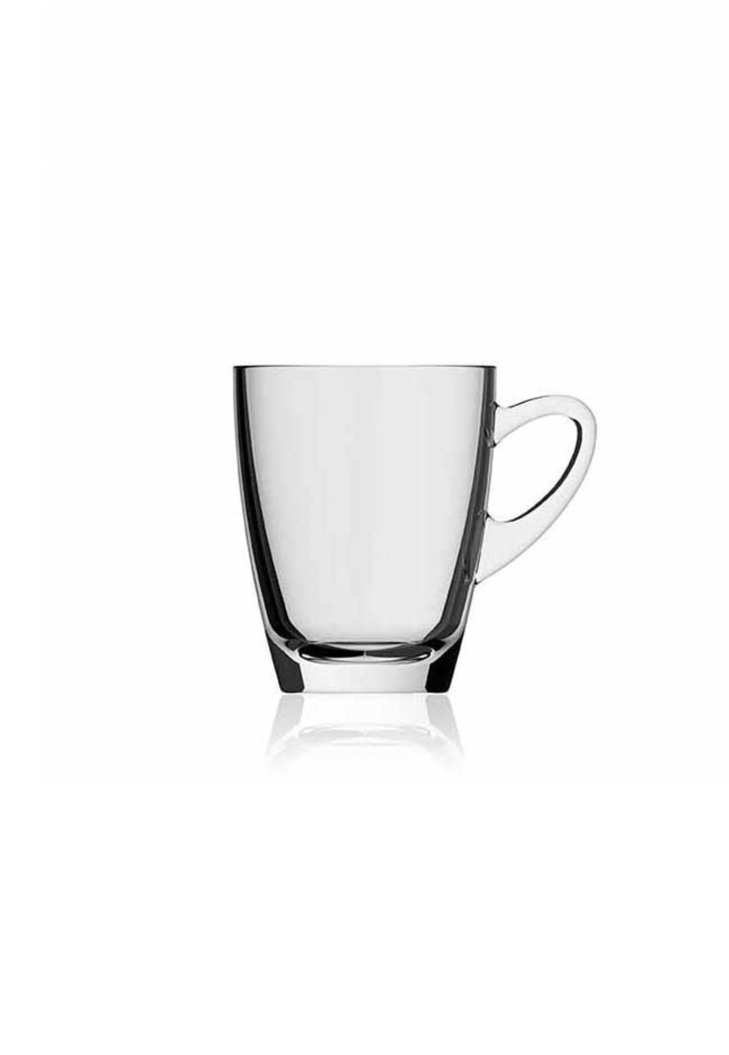 Kenia Glas Henkelbecher breit 31cl in Transparent präsentiert im Onlineshop von KAQTU Design AG. Kaffeetassen ist von Rastal