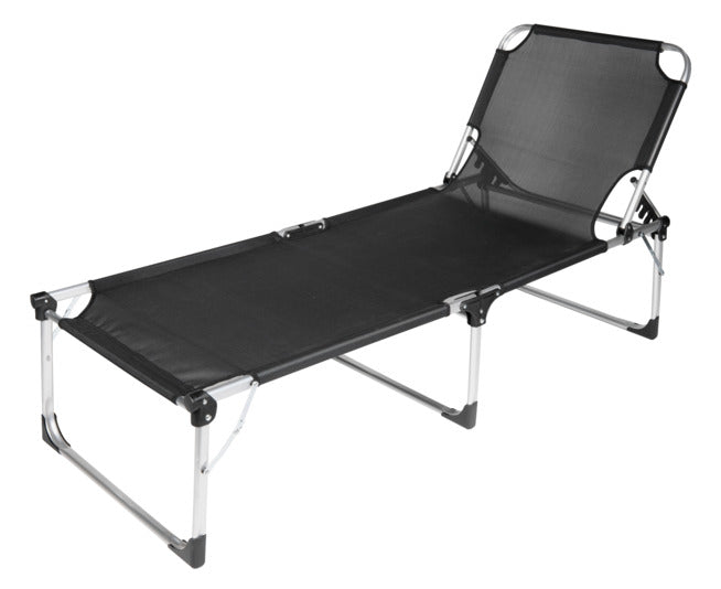 SIENA GARDEN Liege XXL schwarz in präsentiert im Onlineshop von KAQTU Design AG. Liegestuhl ist von SIENA GARDEN