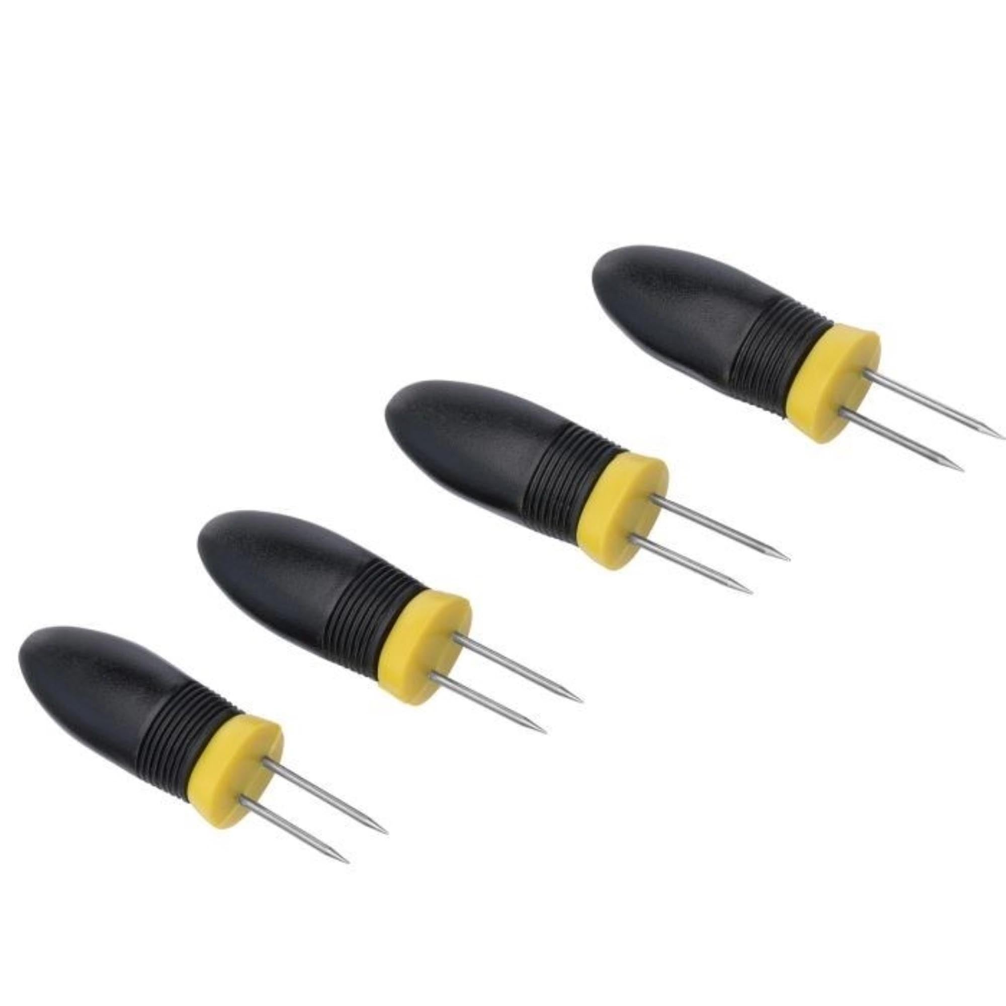 Entdecken Sie die 4 Stk. Maiskolbenhalter Spiky von Westmark – das ideale Grillzubehör für perfekten Grillgenuss mit stabilen, langlebigen Haltern aus Edelstahl und Gummi.