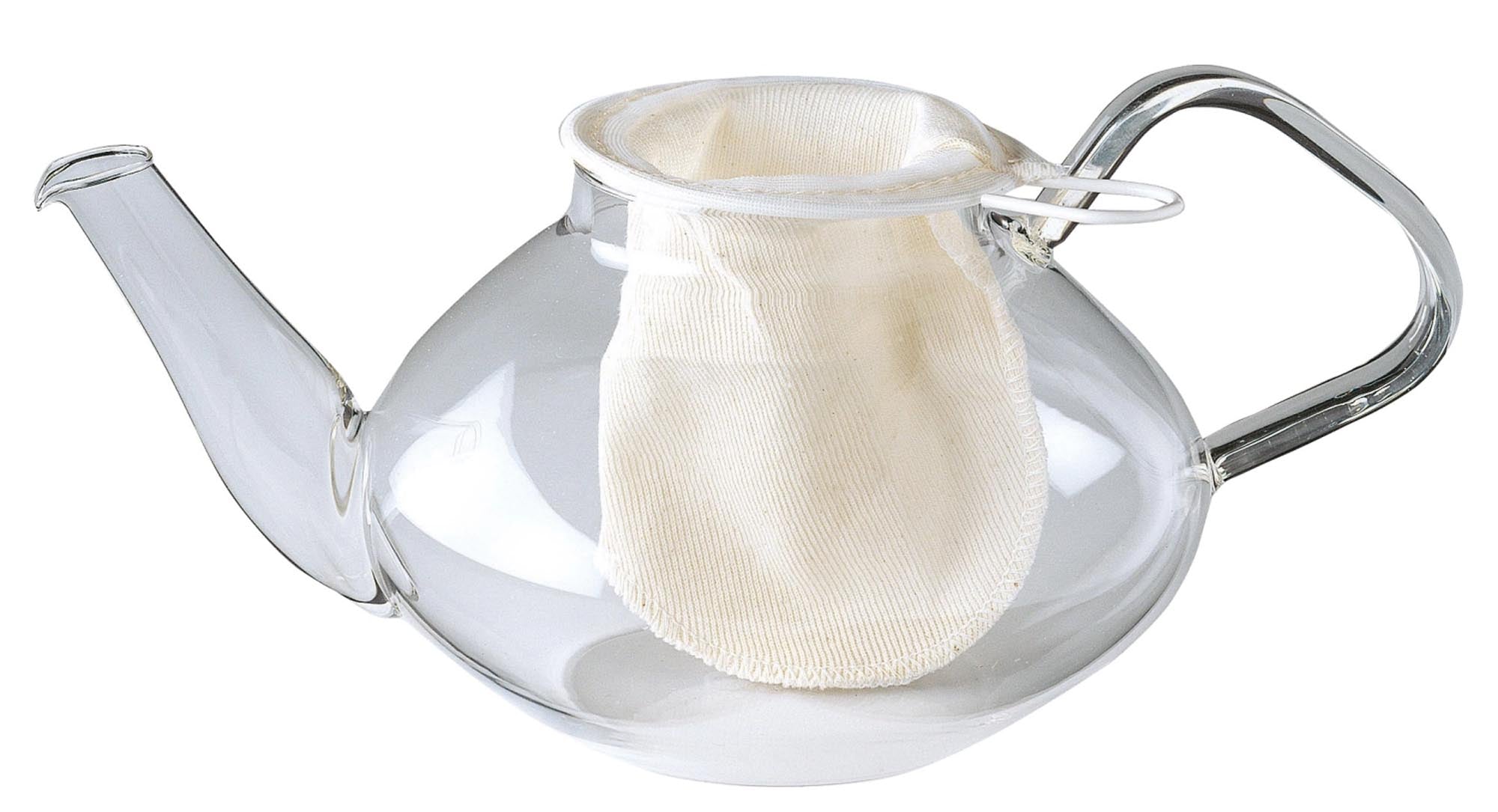 Hochwertiges Teenetz aus Baumwolle, 9 cm Durchmesser, perfekt für 4 Tassen Tee, nachhaltig, langlebig und von Westmark.