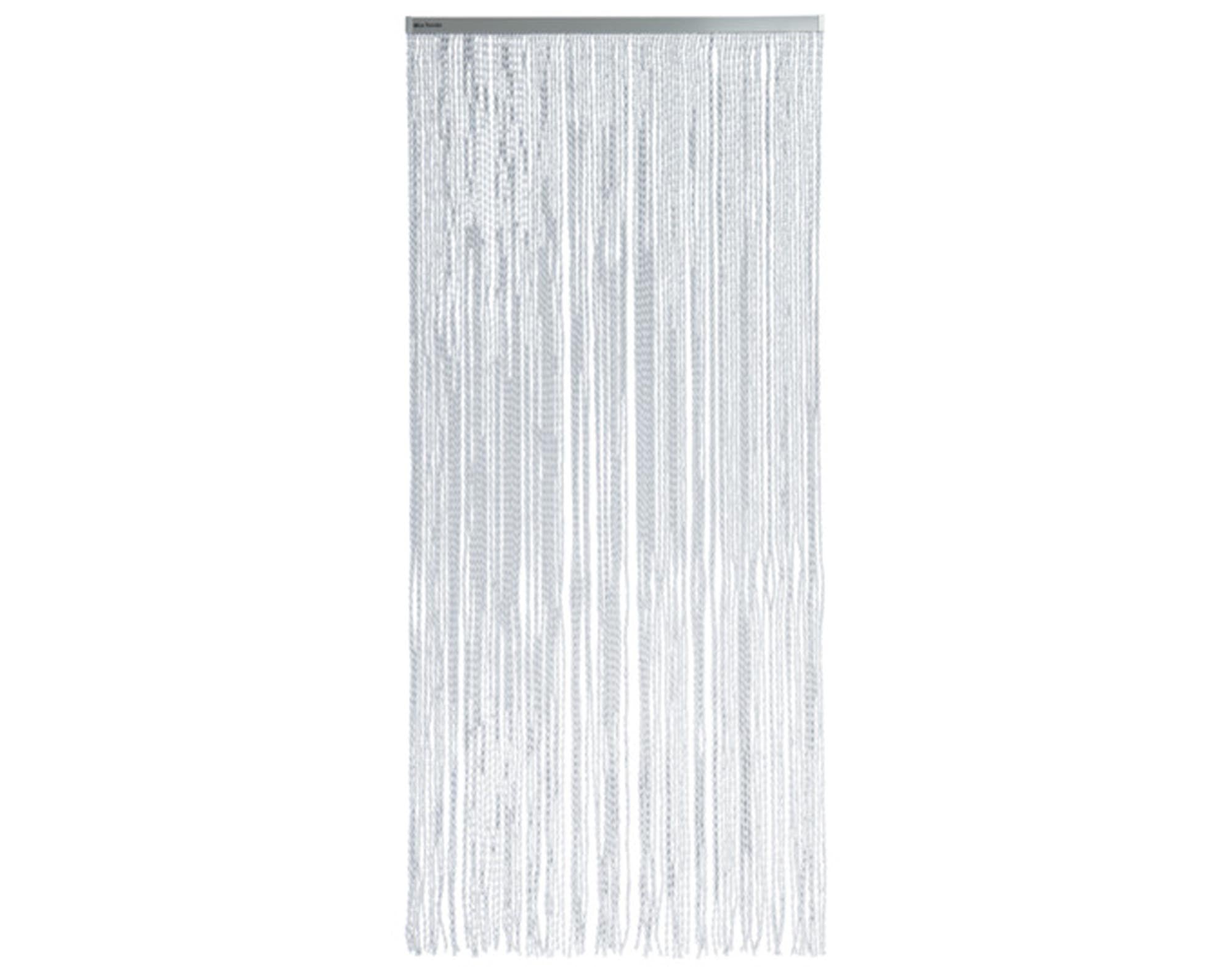 Entdecken Sie den eleganten LA TENDA Türvorhang Riva 2 in Weiß-Grau (90x210 cm) – wetterfest, UV-beständig und ideal für Terrassen und Balkone.