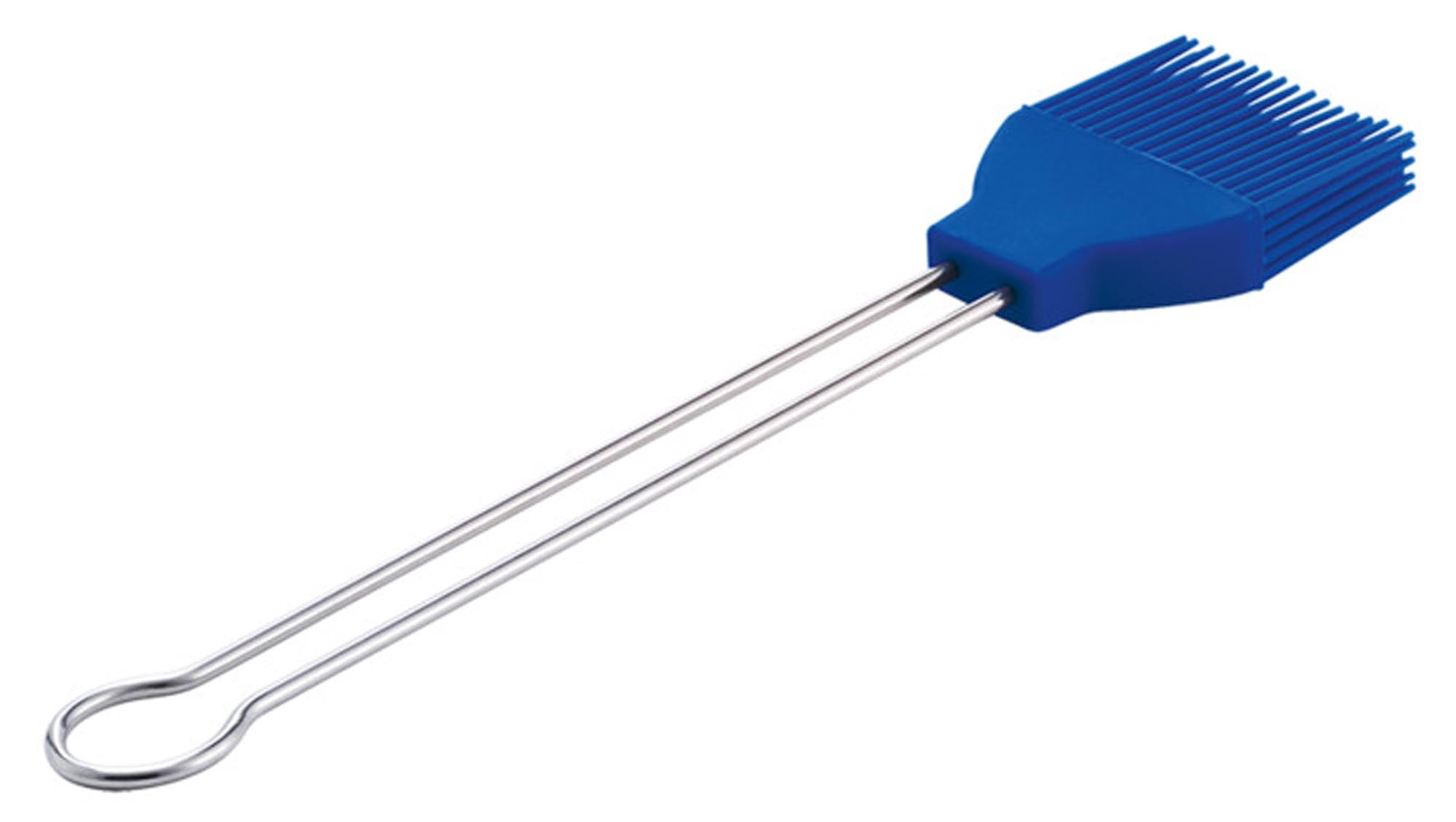 Entdecken Sie den LOTUSGRILL Marinierpinsel aus hochwertigem Silikon in Blau. Perfekt für Marinaden, hitzebeständig, spülmaschinenfest und mit ergonomischem Griff – ein Muss für jeden Grillmeister!