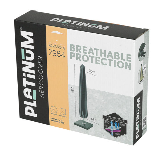 PLATINUM AEROCOVER Schutzhülle Sonnenschirm 292x60/65 cm in präsentiert im Onlineshop von KAQTU Design AG. Gartenmöbelabdeckung ist von PLATINUM AEROCOVER