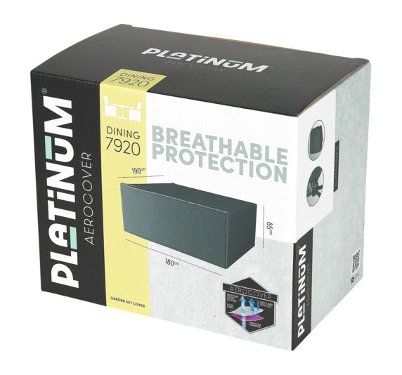 PLATINUM AEROCOVER Schutzhülle Sitzgruppe 340x190x85 cm in präsentiert im Onlineshop von KAQTU Design AG. Gartenmöbelabdeckung ist von PLATINUM AEROCOVER