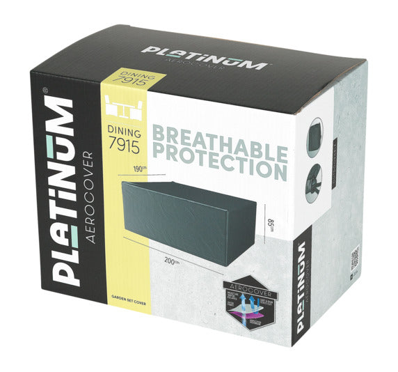PLATINUM AEROCOVER Schutzhülle Sitzgruppe 340x190x85 cm in präsentiert im Onlineshop von KAQTU Design AG. Gartenmöbelabdeckung ist von PLATINUM AEROCOVER