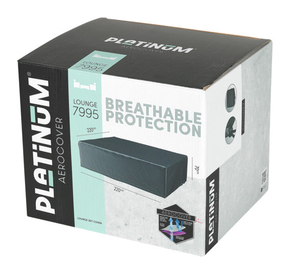 PLATINUM AEROCOVER Schutzhülle Lounge 270x210x70 cm in präsentiert im Onlineshop von KAQTU Design AG. Gartenmöbelabdeckung ist von PLATINUM AEROCOVER