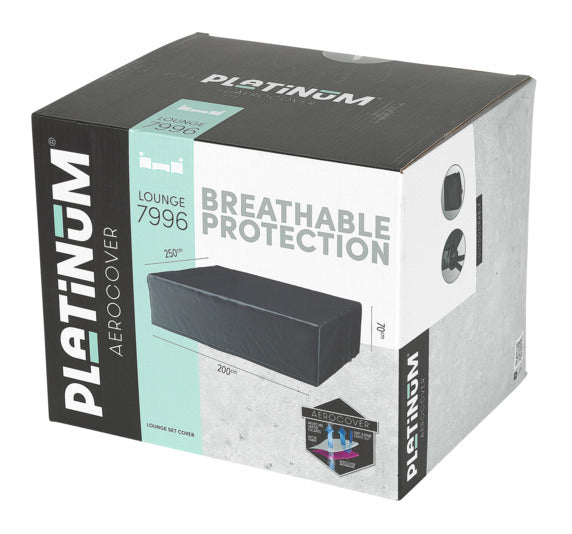 PLATINUM AEROCOVER Schutzhülle Lounge 270x210x70 cm in präsentiert im Onlineshop von KAQTU Design AG. Gartenmöbelabdeckung ist von PLATINUM AEROCOVER
