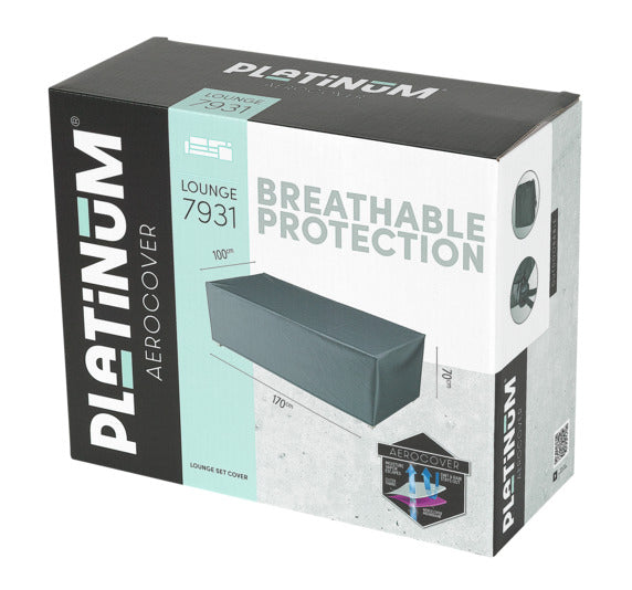 PLATINUM AEROCOVER Schutzhülle Lounge 270x210x70 cm in präsentiert im Onlineshop von KAQTU Design AG. Gartenmöbelabdeckung ist von PLATINUM AEROCOVER