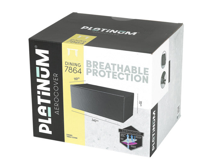 PLATINUM AEROCOVER Schutzhülle Tisch 180x110x70 cm in präsentiert im Onlineshop von KAQTU Design AG. Gartenmöbelabdeckung ist von PLATINUM AEROCOVER