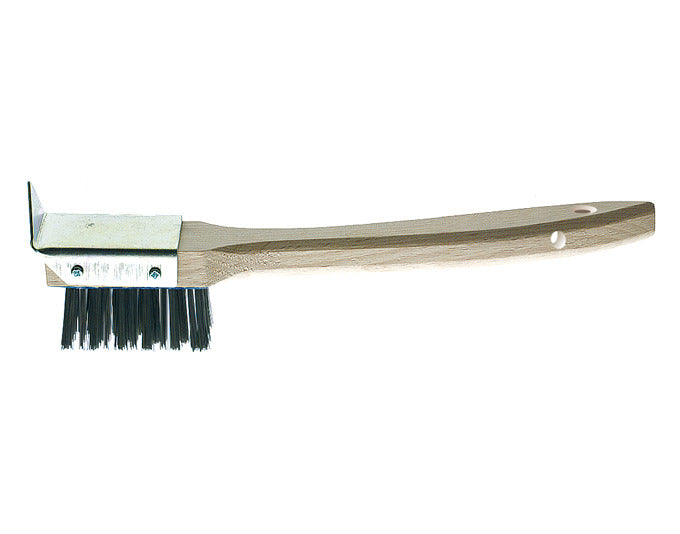 ZEINTRA Grillbürste Stahl 4 Reihen 40x250 mm in präsentiert im Onlineshop von KAQTU Design AG. Grillzubehör ist von ZEINTRA