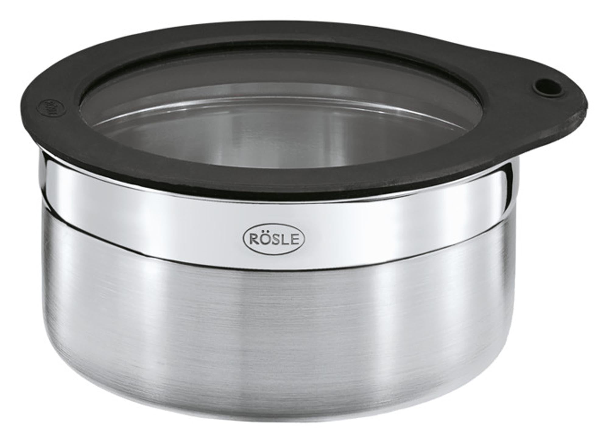 Elegante RÖSLE Dose mit Deckel (0,7 l) aus Edelstahl für frische Lebensmittel. Ideal für Küche, hygienisch und langlebig. Jetzt entdecken!