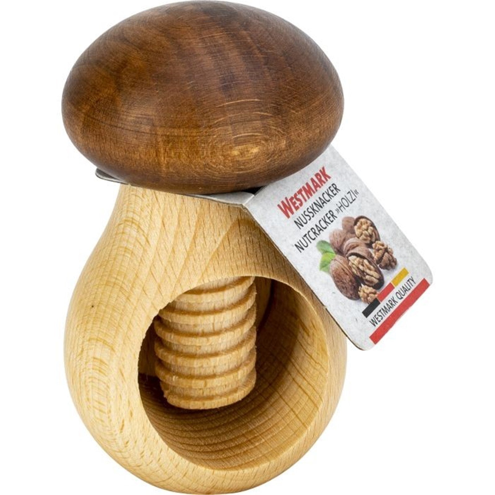 Nutcracker Holzi, beech wood 6.2x5.8x9.5cm