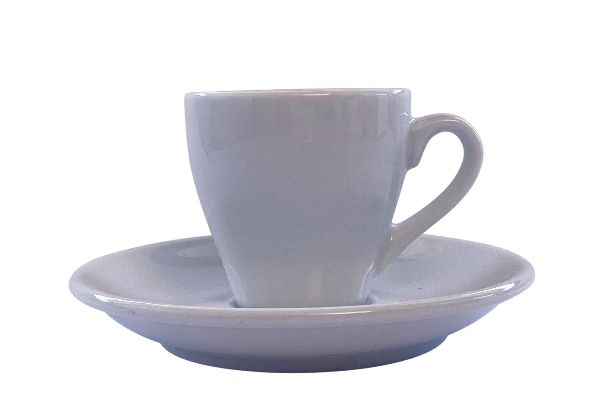 Luna Espresso Obertasse e UT 0,08LT bianco con timbro a terra