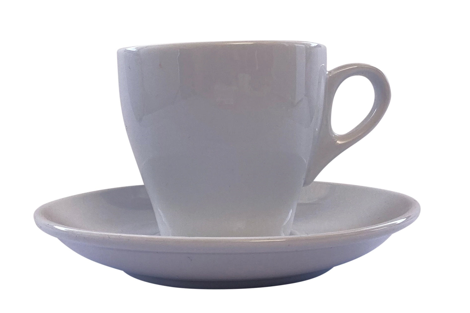 Tasse Top Luna Coffee et Ut 0,18lt blanc avec tampon moulu