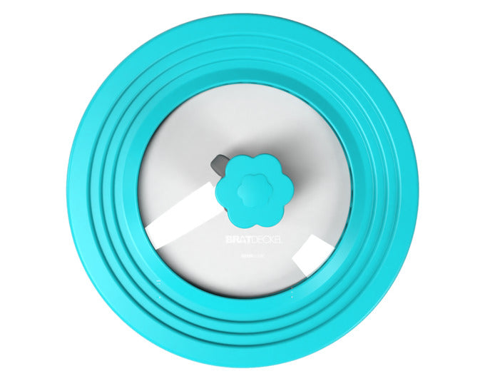 Der GASTROLUX Bratdeckel (ø 22-28 cm) aus Edelstahl bietet perfekte Passform, spritzfreies Braten und ist spülmaschinenfest.