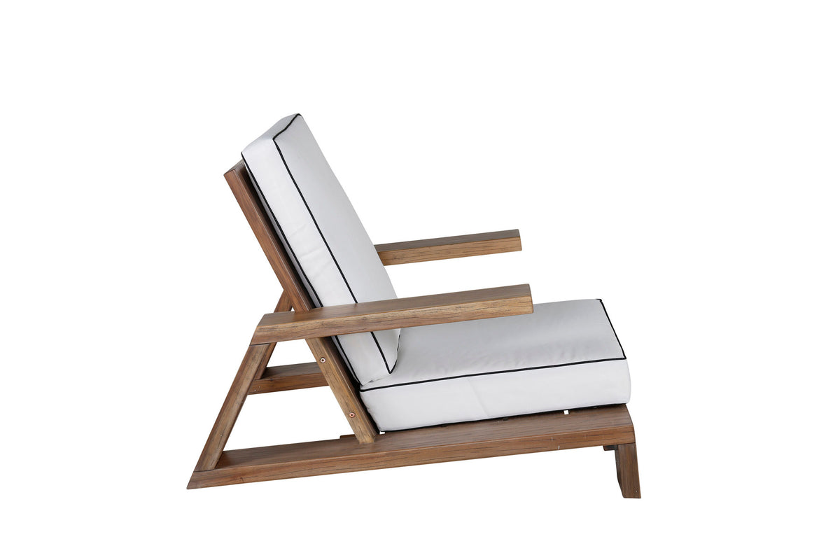 Daria Lounge Chair in Braun präsentiert im Onlineshop von KAQTU Design AG. Outdoor-Sessel ist von Venture Home