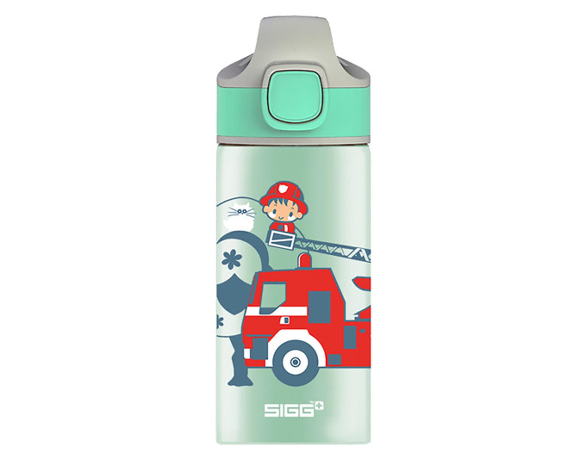 Entdecke die SIGG Trinkflasche Kids Bottle Miracle WMB Fireman 0.4 l – ideal für kleine Abenteurer, auslaufsicher, BPA-frei und umweltfreundlich!