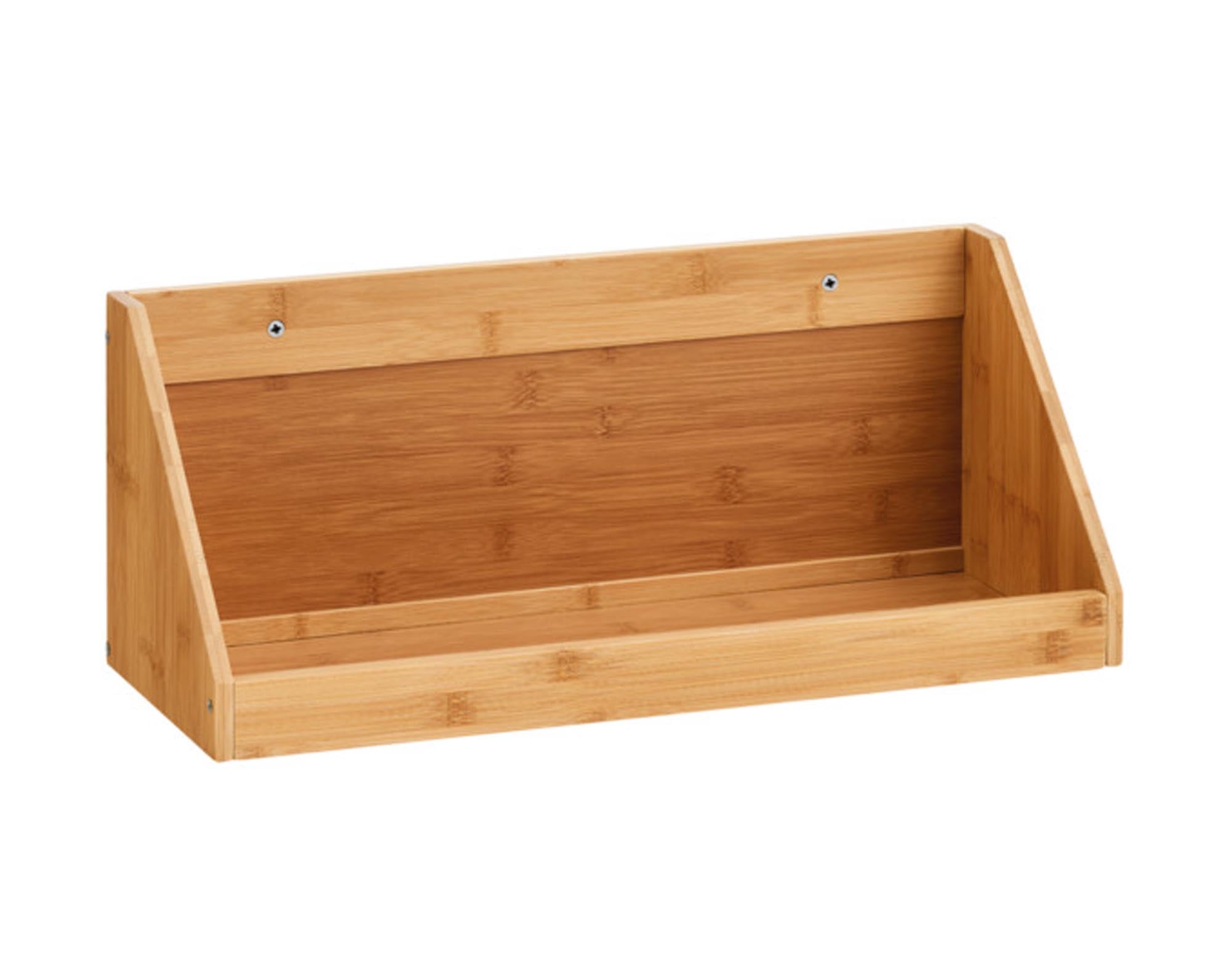 Entdecken Sie das ZELLER Wandregal Bamboo (50x20x20 cm) – stilvoll, nachhaltig und perfekt für kleine Räume. Ideal für Dekoration und Aufbewahrung.