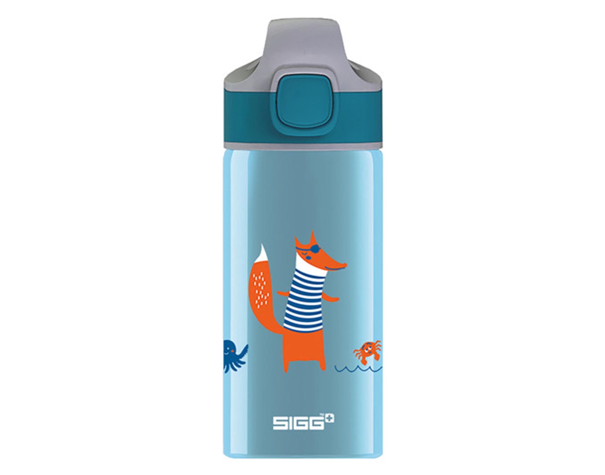 Entdecke die SIGG Trinkflasche Kids Bottle Miracle WMB Fox 0.4 l – ideal für kleine Abenteurer! BPA-frei, leicht, handlich und mit charmantem Fuchs-Design.