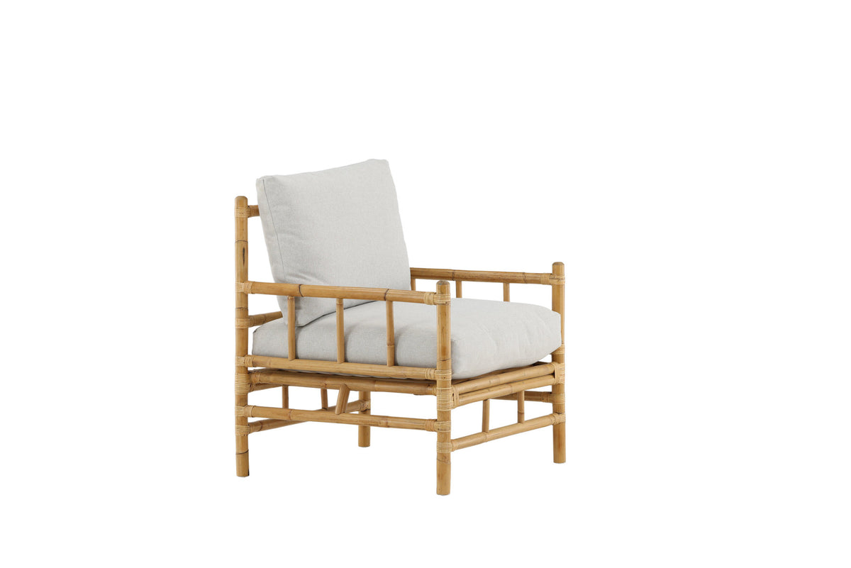 Cane Sofa Sessel in Hellgrau präsentiert im Onlineshop von KAQTU Design AG. Outdoor-Sessel ist von Venture Home