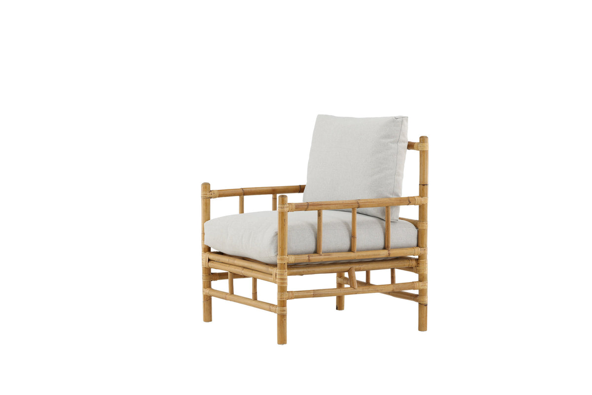Cane Sofa Sessel in Hellgrau präsentiert im Onlineshop von KAQTU Design AG. Outdoor-Sessel ist von Venture Home