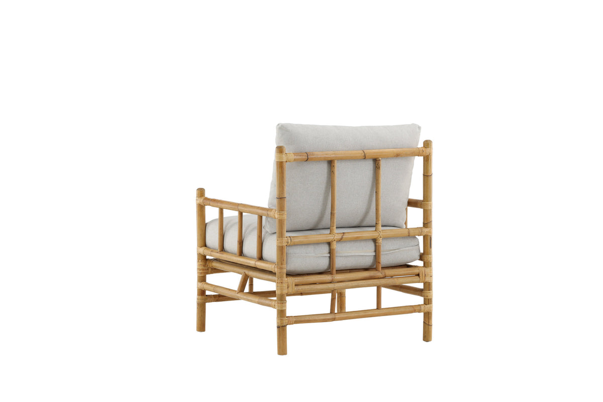 Cane Sofa Sessel in Hellgrau präsentiert im Onlineshop von KAQTU Design AG. Outdoor-Sessel ist von Venture Home