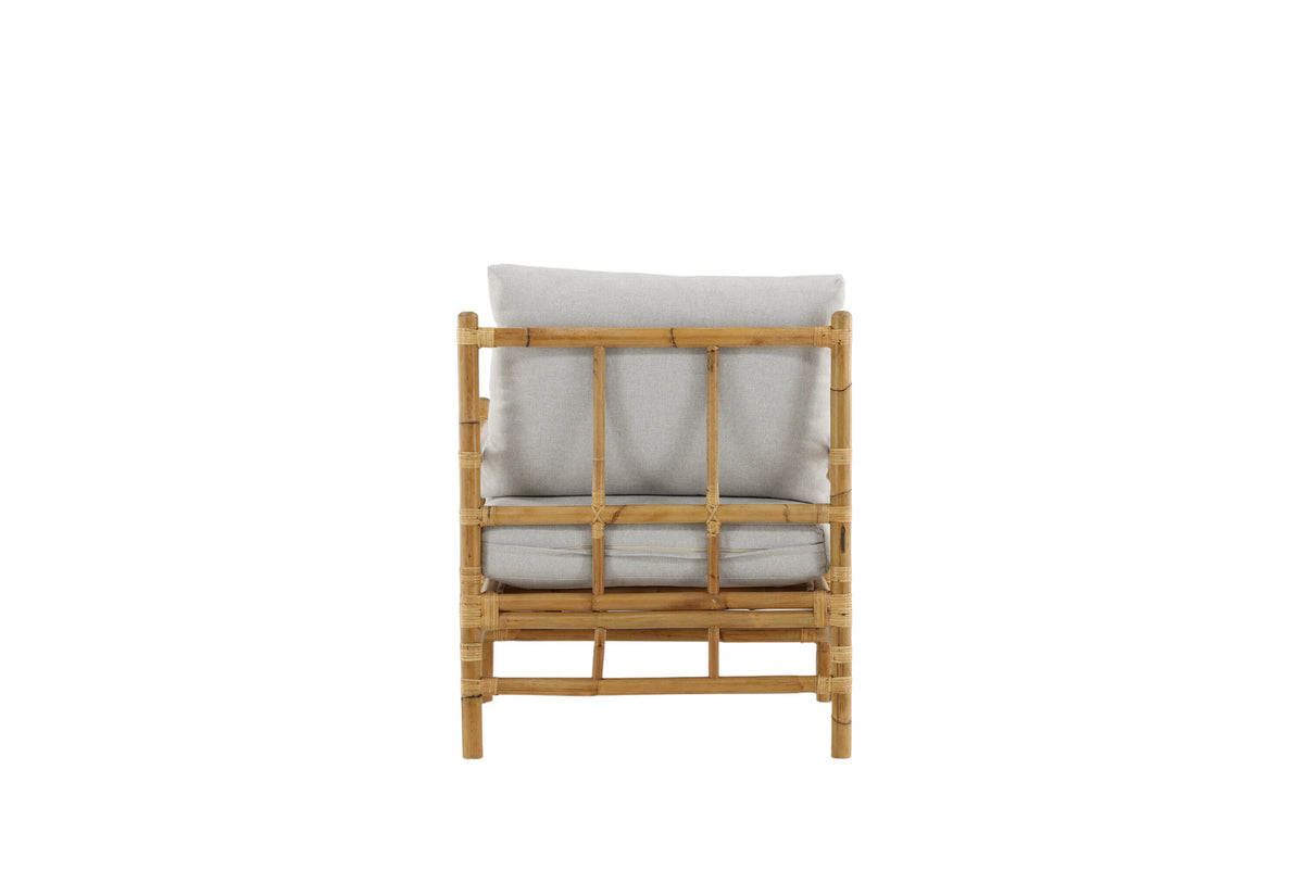 Cane Sofa Sessel in Hellgrau präsentiert im Onlineshop von KAQTU Design AG. Outdoor-Sessel ist von Venture Home