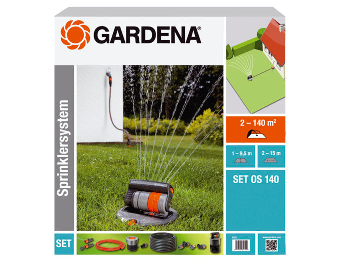GARDENA Versenk-Viereckregnerset OS 140 in präsentiert im Onlineshop von KAQTU Design AG. Bewässerung ist von GARDENA