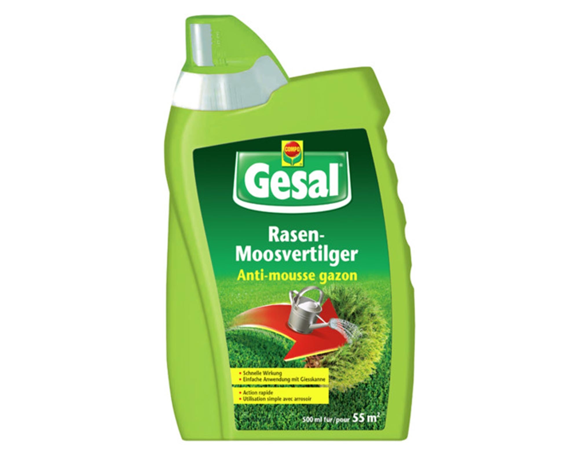 GESAL Rasen-Moosvertilger 500 ml in präsentiert im Onlineshop von KAQTU Design AG. Reinigungsmittel ist von GESAL