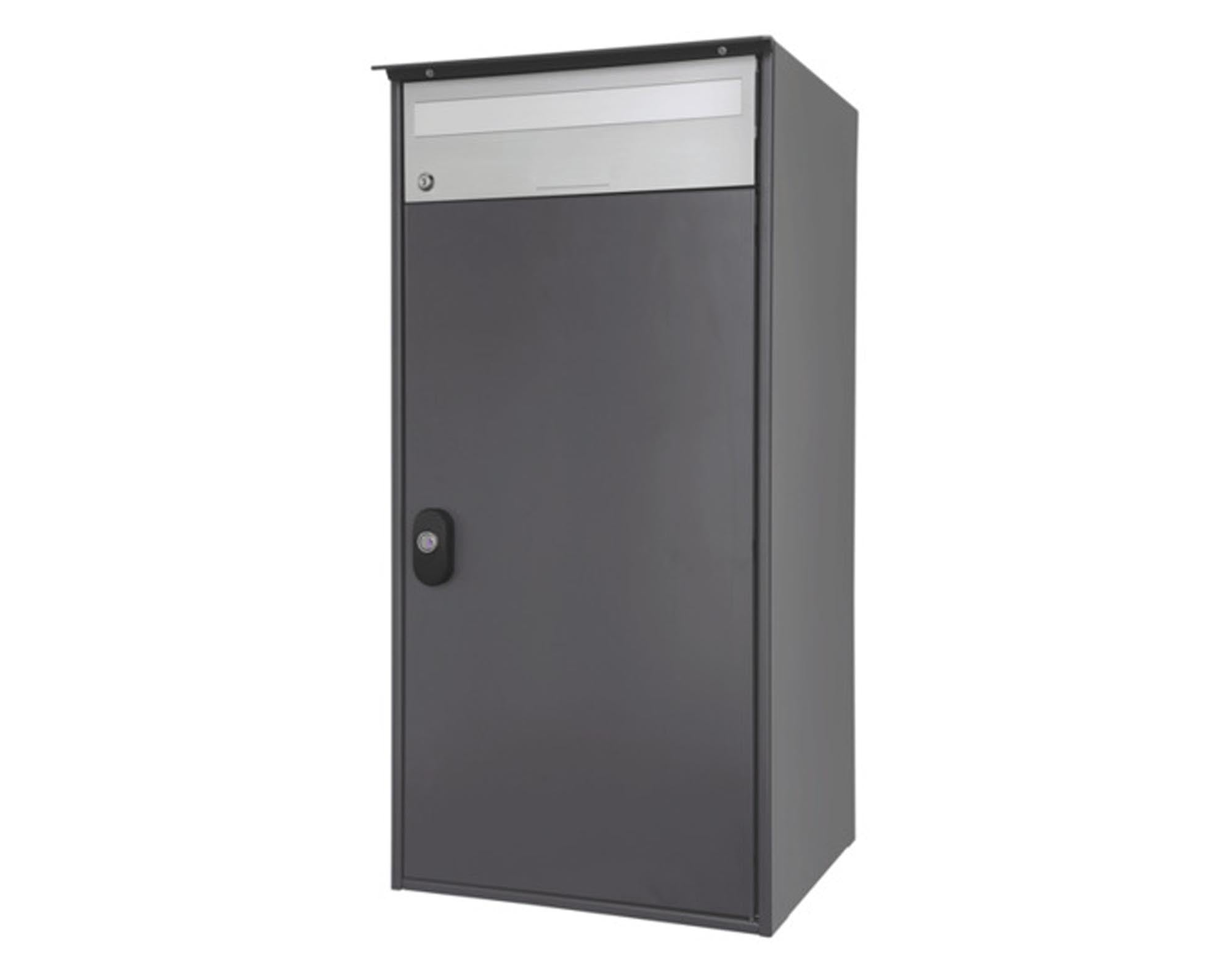 HUBER AG Briefkasten Davos Alu 100 in dunkelgrau metallic: wetterfest, elegant, sicher. Ideal für Ihr Zuhause. Jetzt entdecken!