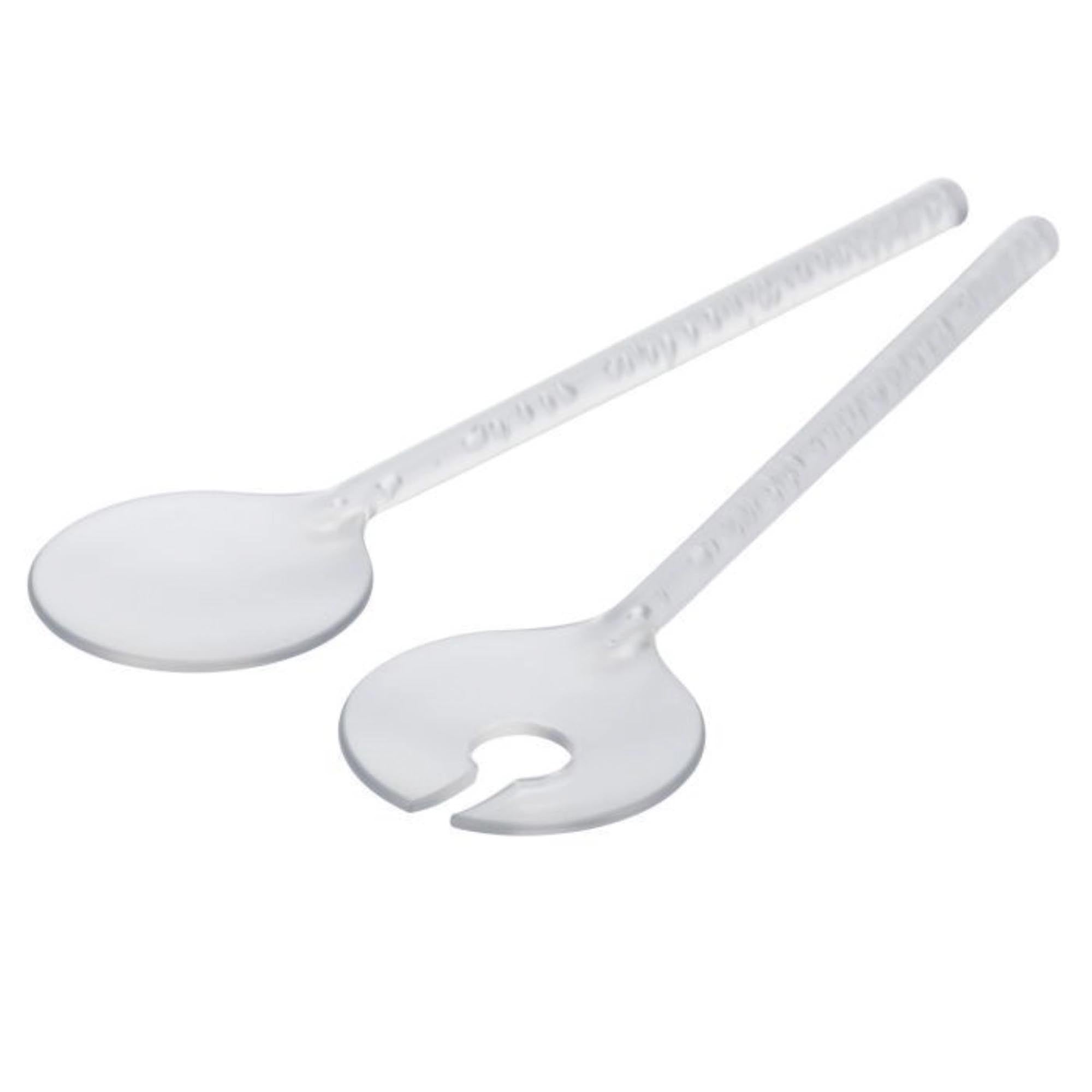 Modernes Salatbesteck Bubbles von Westmark, Masse 27.5 x 6.5 x 13 cm, perfekt für das Servieren von frischen Salaten.