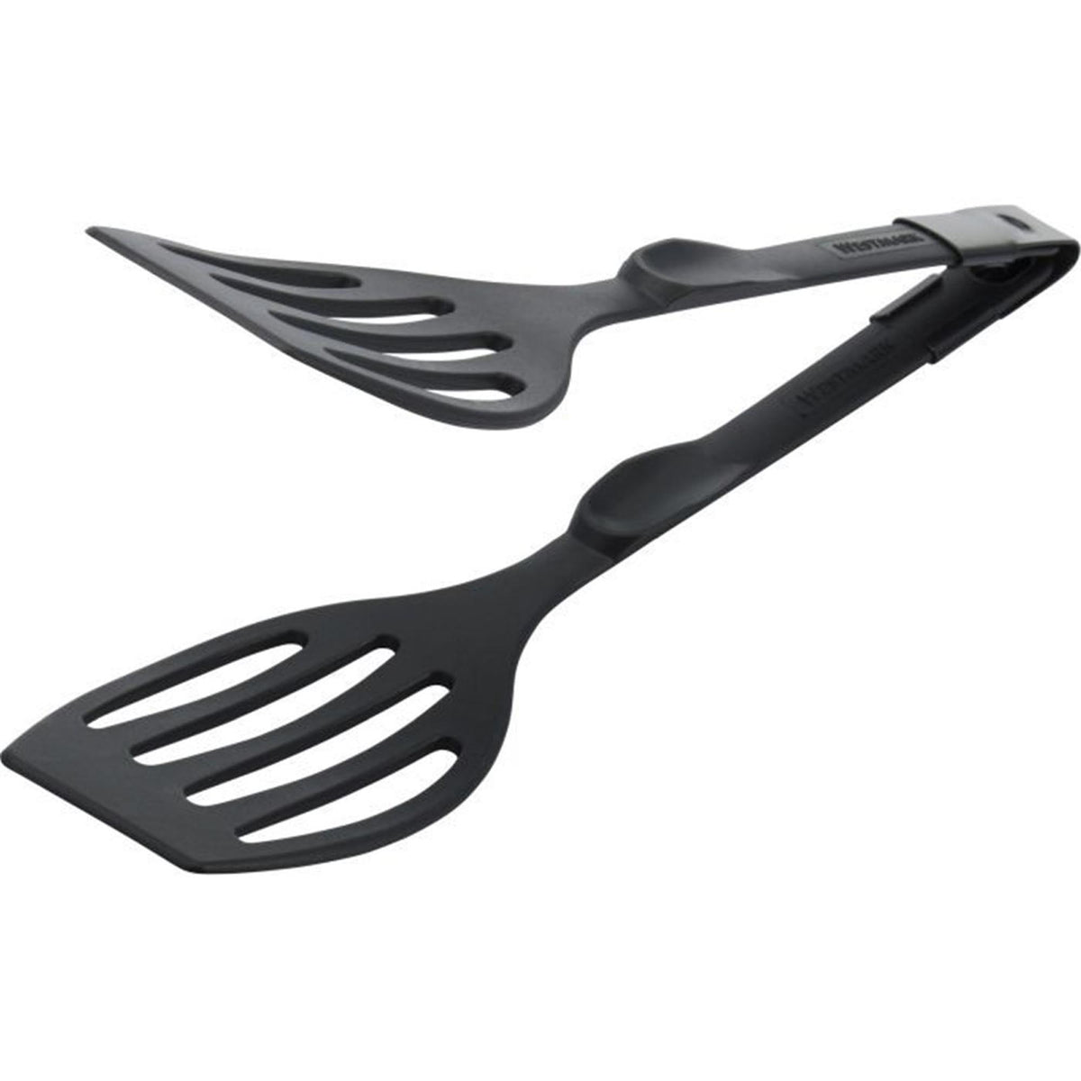 Doppelwender u. Servierzange Duetto Flonal, 28.9x7.2x2cm in Schwarz präsentiert im Onlineshop von KAQTU Design AG. Pfannenwender ist von Westmark