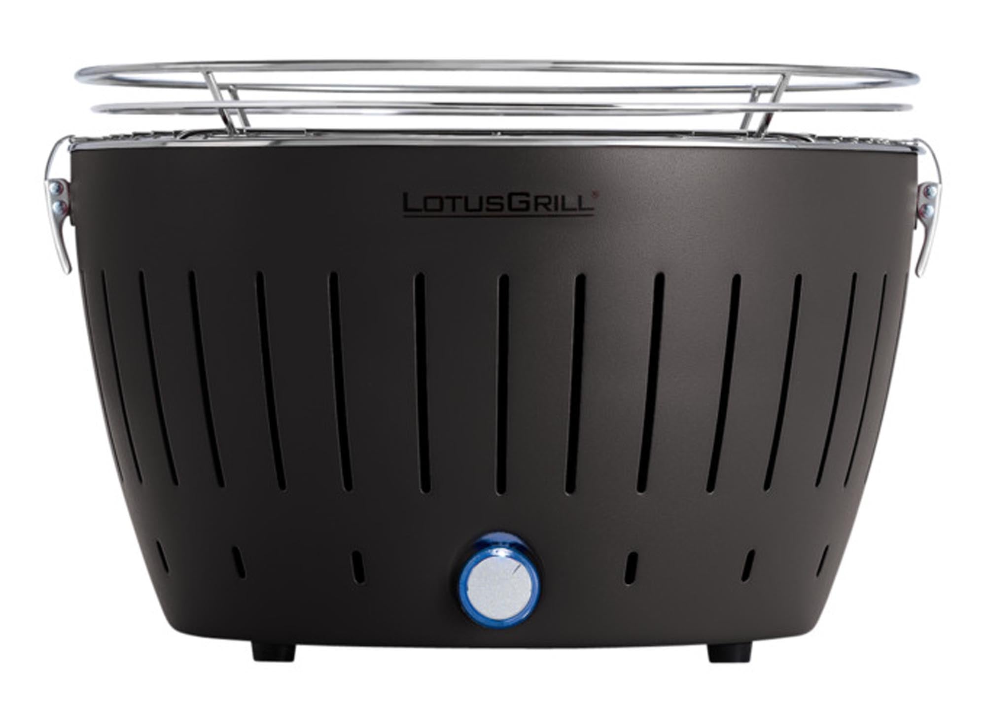 LotusGrill Tischgrill: Kompakter Holzkohlegrill für rauchfreies BBQ.