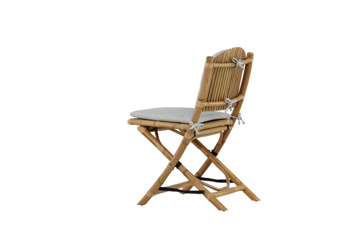 Cane Stuhl klappbar in Natur präsentiert im Onlineshop von KAQTU Design AG. Gartenstuhl ist von Venture Home
